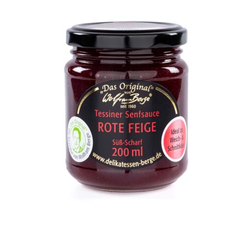 Wolfram Berge Tessiner Senfsauce Rote Feige 200ml