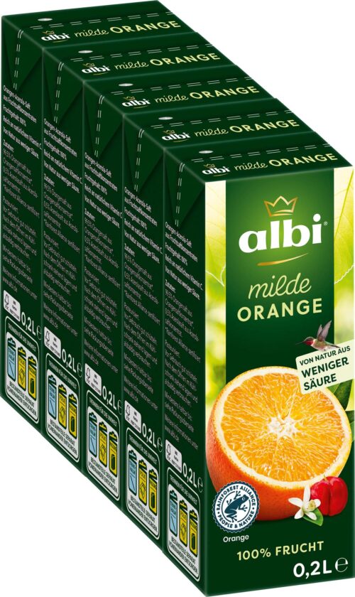 albi milde Orange 5x0,2l