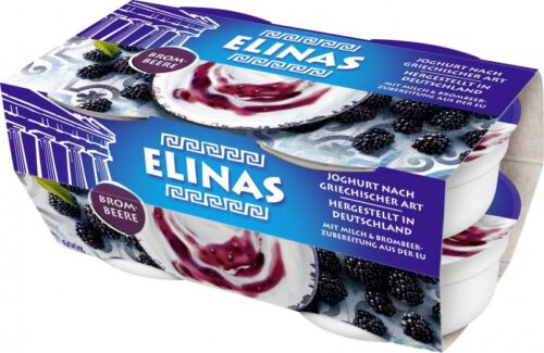 Elinas Joghurt Griechischer Art Brombeere 4x150g
