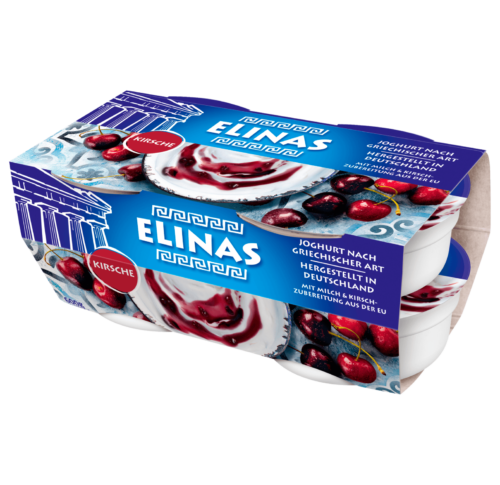 Elinas Joghurt Griechischer Art Kirsche 9,4% 4x150g