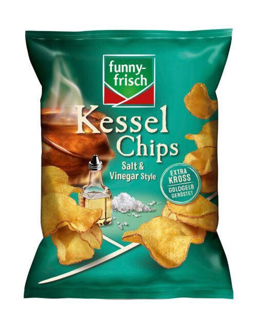 funny-frisch Kessel Chips Salt & Vinegard Style 120g