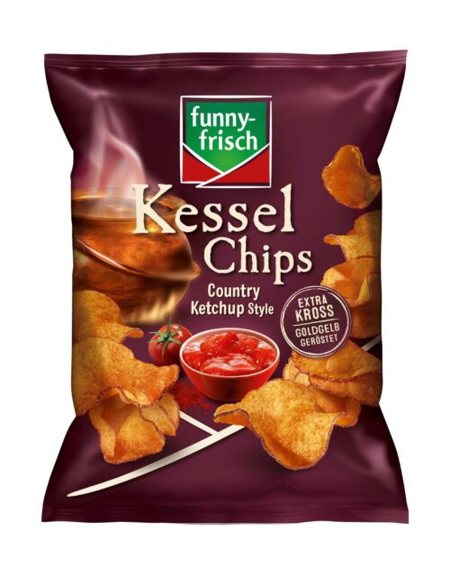 funny-frisch Kessel Chips Country Ketchup Style 120g