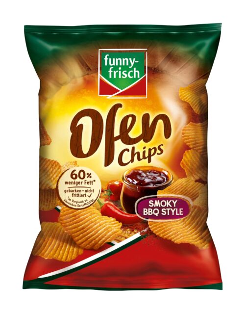 funny-frisch Ofen Chips Smoky BBQ 125g