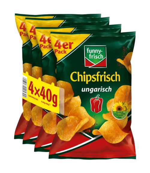 funny-frisch Chipsfrisch Ungarisch 4x40g