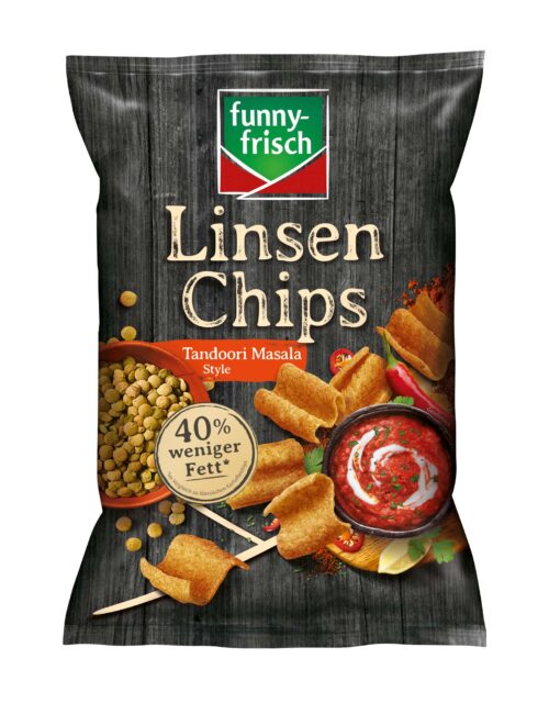 funny-frisch Linsen Chips Tandoori Masala 90g
