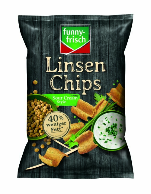 funny-frisch Linsen Chips Sour Cream 90g