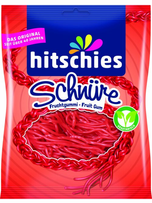 Hitschies Erdbeer Schnüre 125g