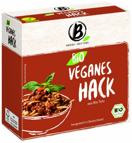 Berief Bio Soja Fit Tofu-Gehacktes vegan 180g