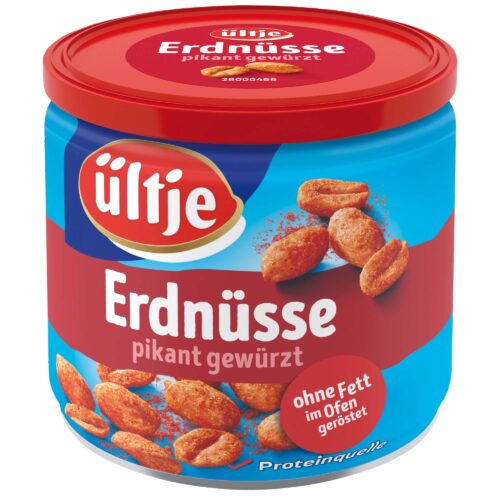 ültje Erdnüsse pikant gewürzt ohne Fett 180g