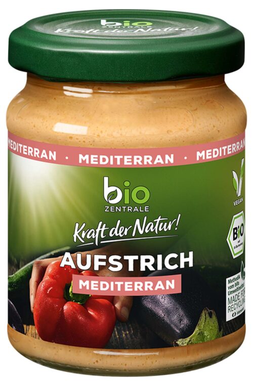 biozentrale Aufstrich Mediterran 125g