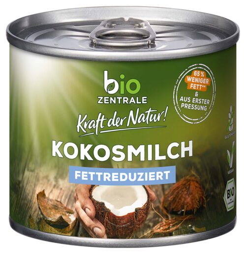 biozentrale Kokosmilch fettreduziert 200ml
