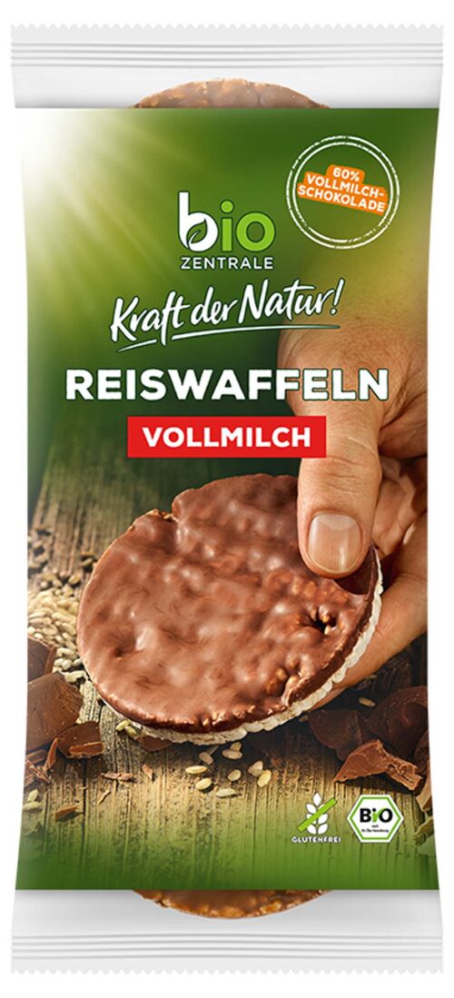 biozentrale Reiswaffel Schoko Vollmilch 100g