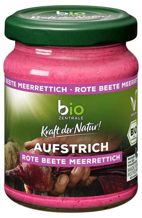 biozentrale Aufstrich Rote Beete Meerrettich 125g
