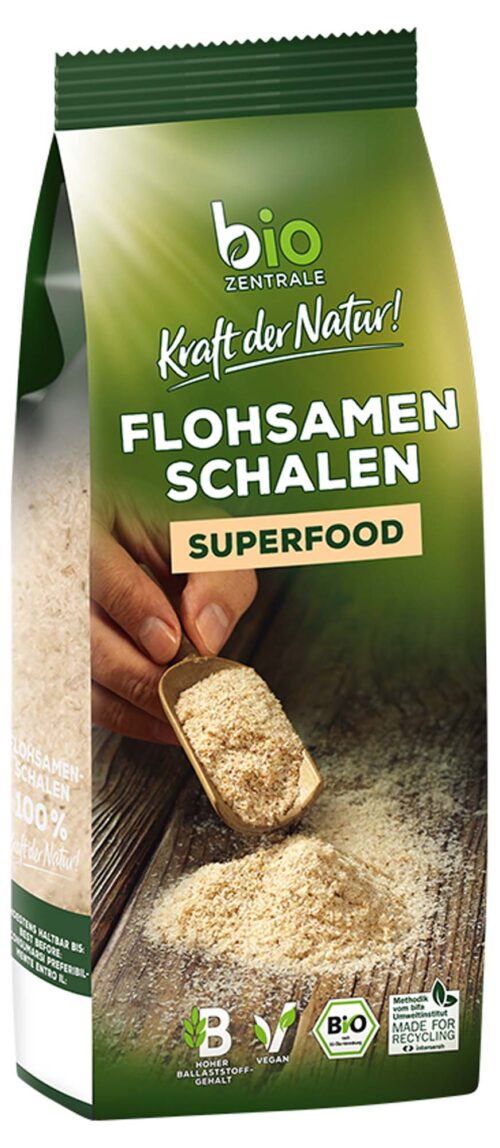 biozentrale Flohsamenschalen 175g