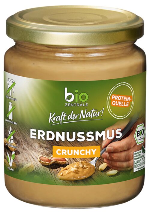 biozentrale Erdnuss Mus Crunchy 250g