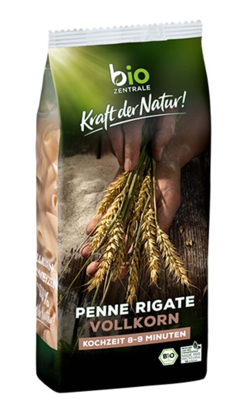 biozentrale Vollkorn Penne Rigate 500g