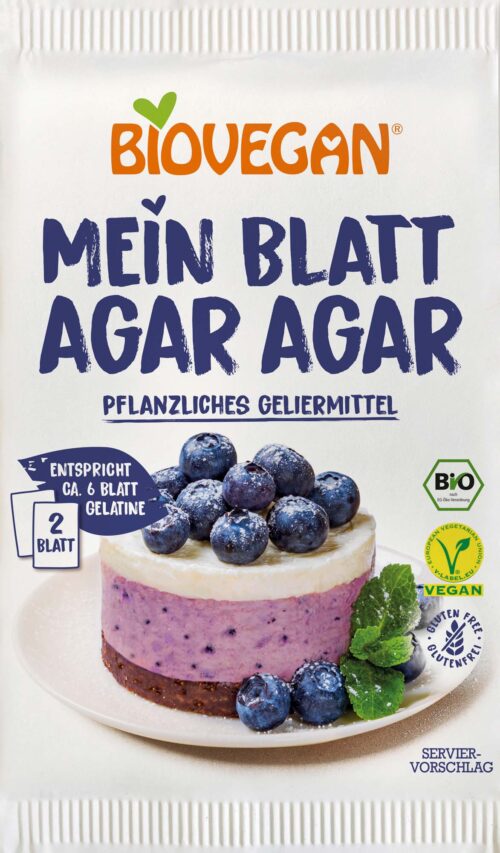 BioVegan Mein Blatt Agar Agar 2,5g
