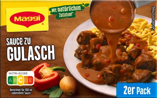 4005500316336 Maggi Delikatess Sauce zu Gulasch ergibt 2x250ml