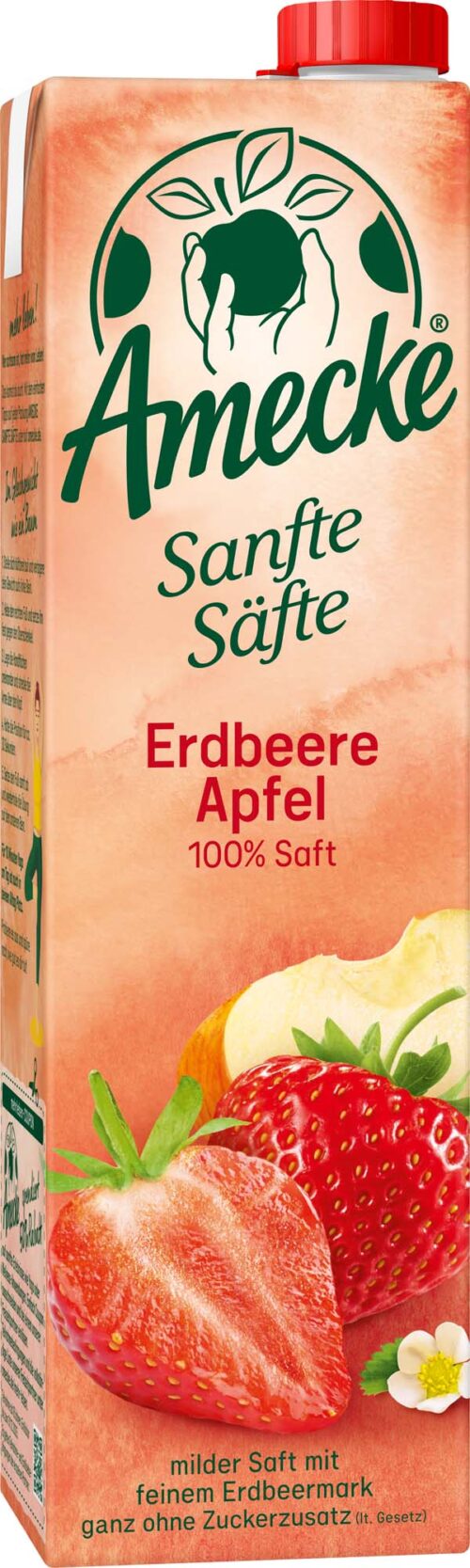 Amecke Sanfte Säfte Erdbeere-Apfel 1l