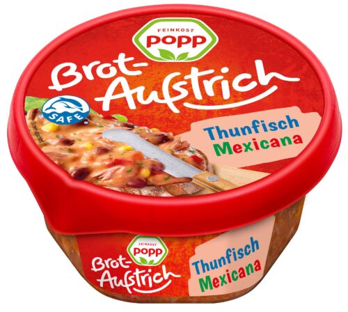 Popp Brotaufstrich Thunfisch Mexicana Melt 150g
