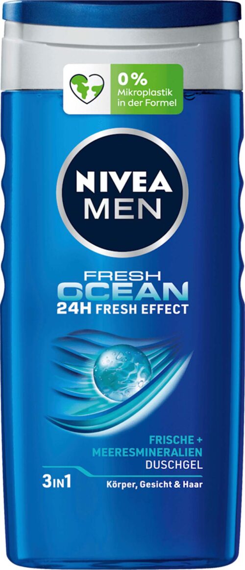 4005900952226 NIVEA MEN 3in1 Duschgel Fresh Ocean 250ml