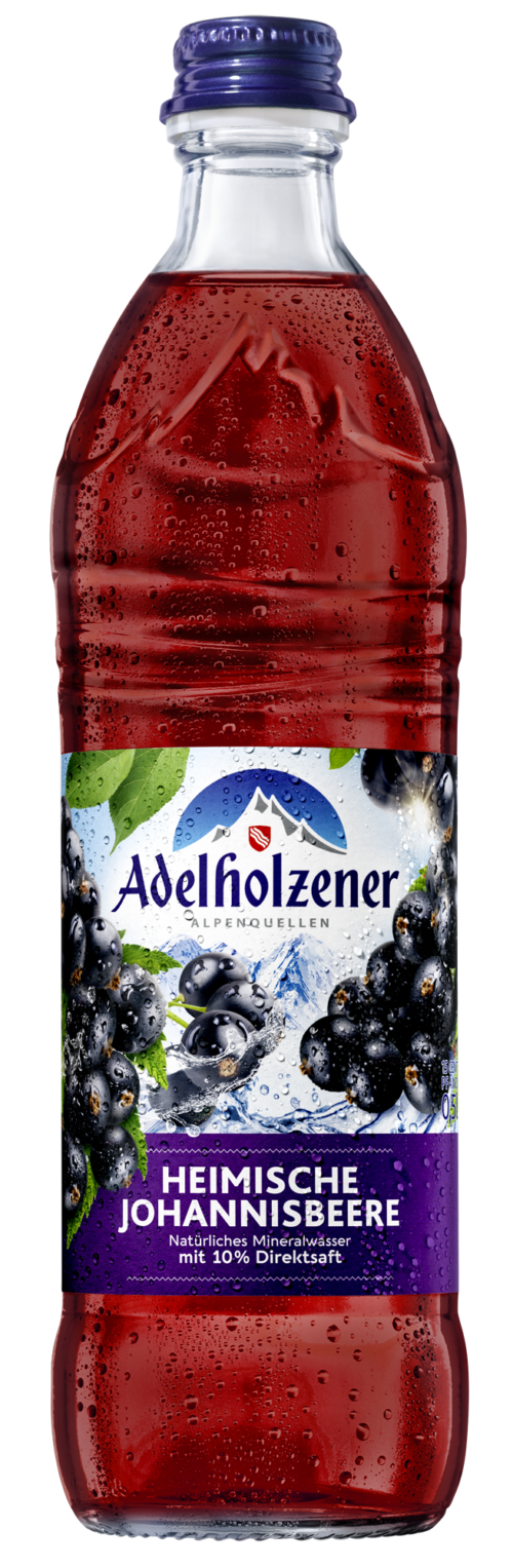 4005906003489 Adelholzener Heimische Johannisbeere Glas 0,5l