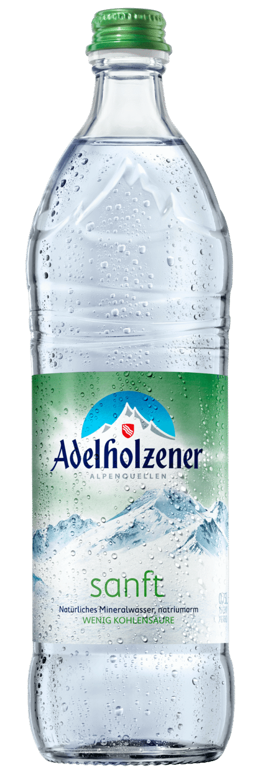 4005906003717 Adelholzener Mineralwasser Sanft Glas 0,75l