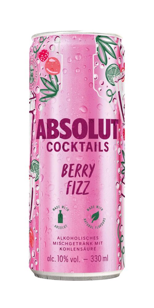 Absolut Berry Fizz 0,33l