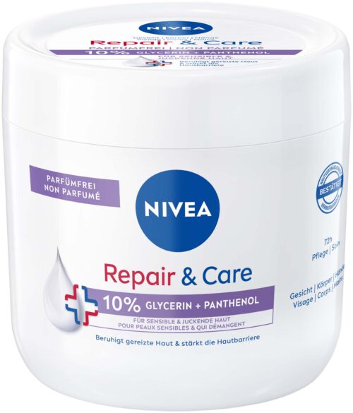 NIVEA Creme Repair & Care Tiegel Parfümfrei 400ml