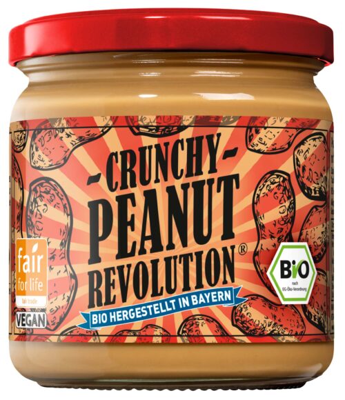 Crunchy Peanut Revolution Bio 375g