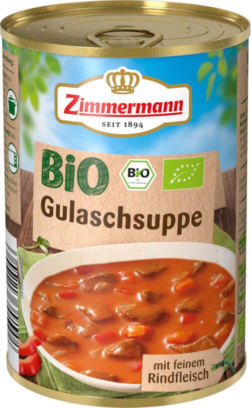 Zimmermann Bio Gulaschsuppe 400ml