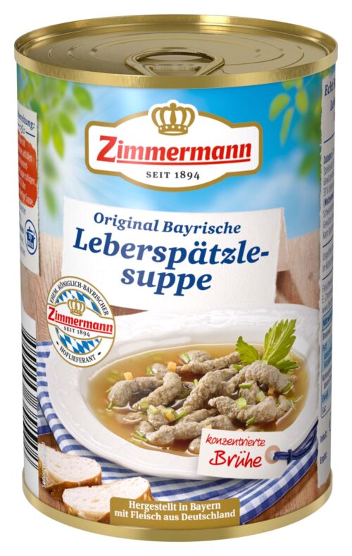 Zimmermann Leberspätzle Suppe 400ml