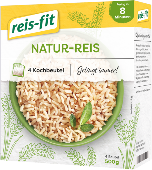 Reis-Fit Spitzen Natur-Reis 4x125g