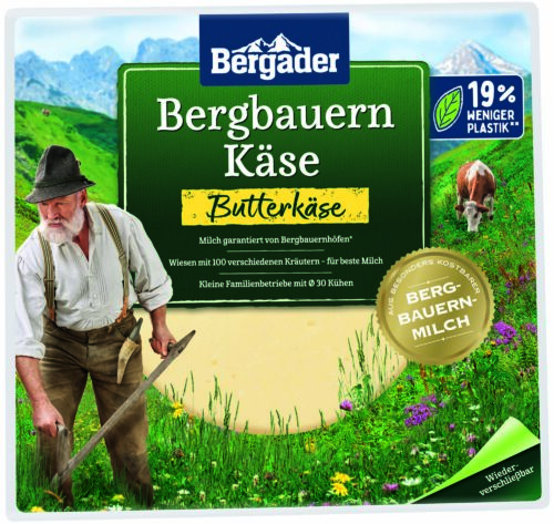 Bergader Bergbauern Butterkäse Scheiben 150g