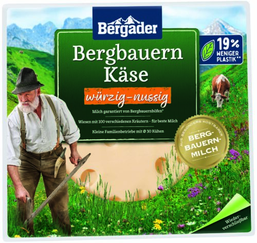 Bergader Bergbauern Käse würzig-nussig 150g