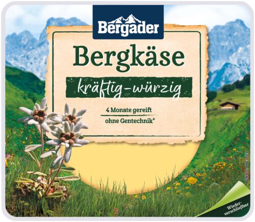 Bergader Bergkäse kräftig - würzig Scheiben 130g