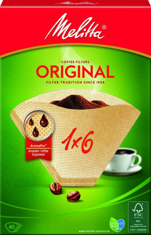 Melitta Filtertüten Original braun 1x6 40St