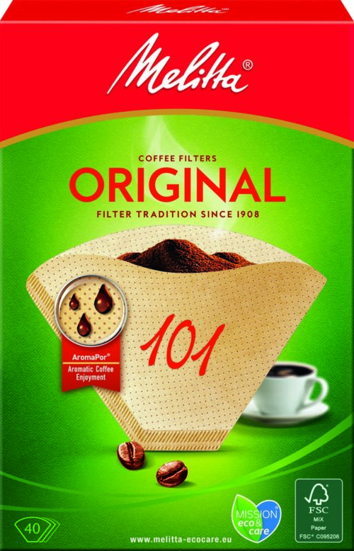 Melitta Filtertüten Original 101 braun 40St