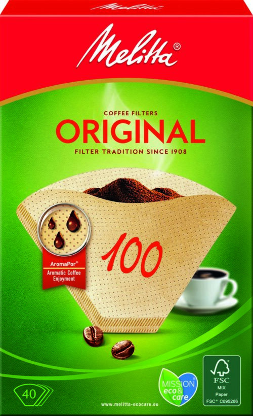 Melitta Filtertüten Original 100 braun 40St