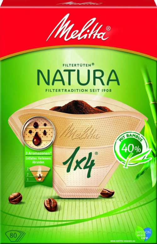 Melitta Filtertüten Natura 1x4 80St