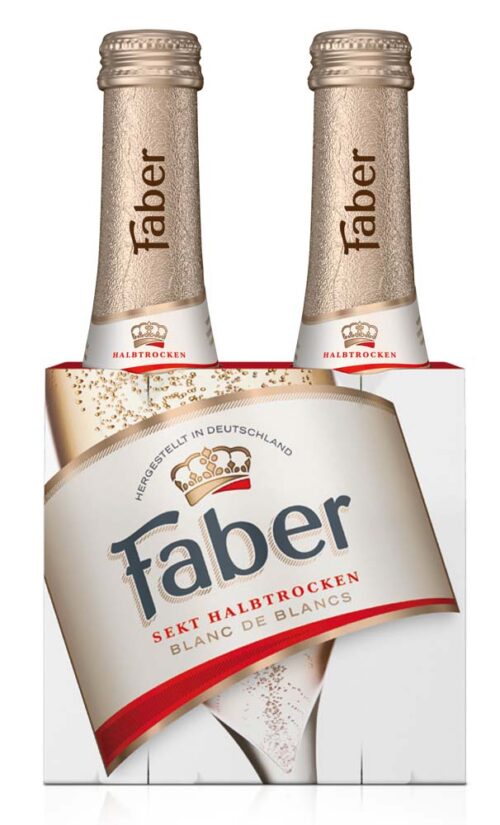 Faber Sekt halbtrocken 2x0,2l