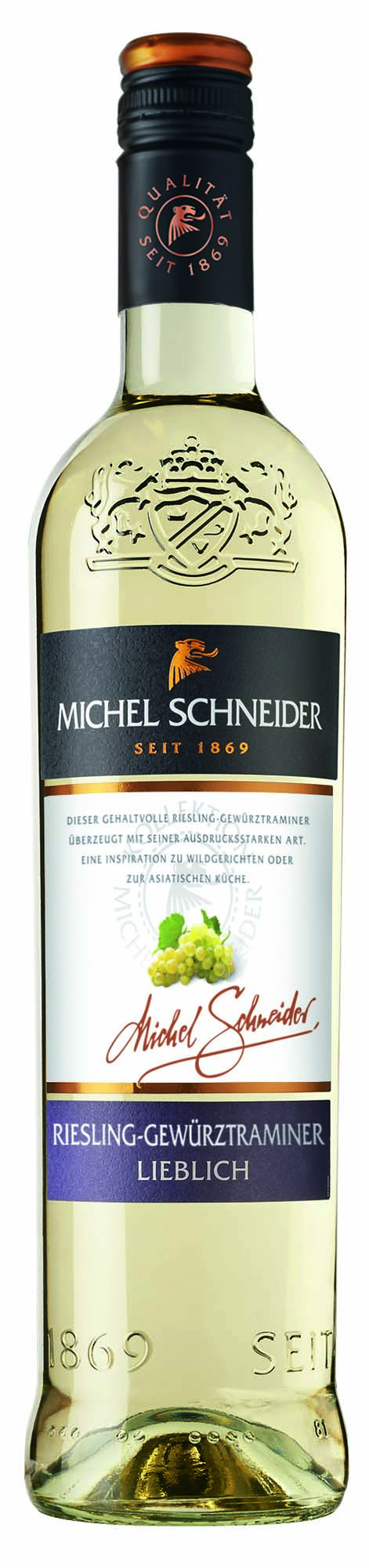 Michel Schneider Riesling Gewürztraminer QbA lieblich 0,75l