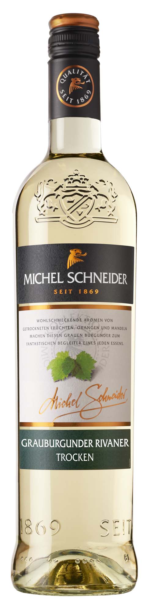 Michel Schneider Grauer Burgunder & Rivaner QW trocken 0,75l