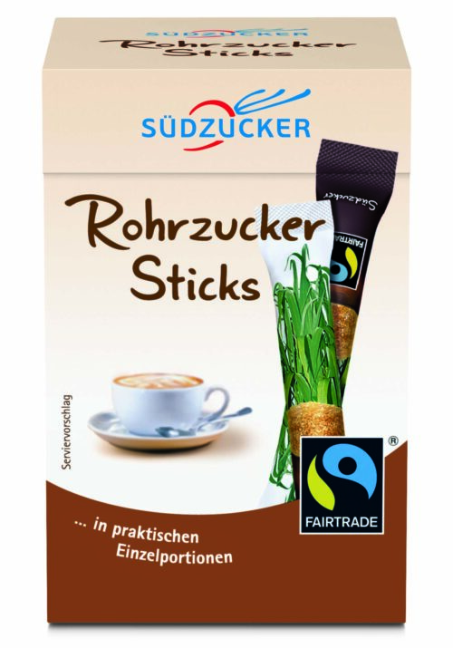 Südzucker Rohrzucker Sticks 250g