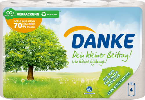 Danke Küchenrolle 3lagig 4x45Blatt