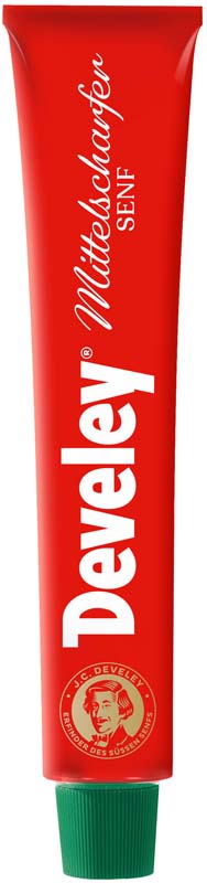 Develey mittelscharfer Senf Tube 100ml
