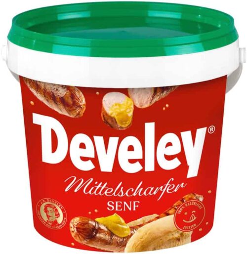 Develey mittelscharfer Senf 875ml