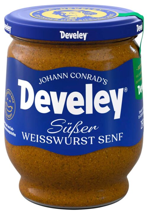 Develey Weisswurst Senf süß Glas 250ml