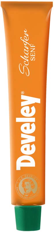 Develey scharfer Senf Tube 200ml