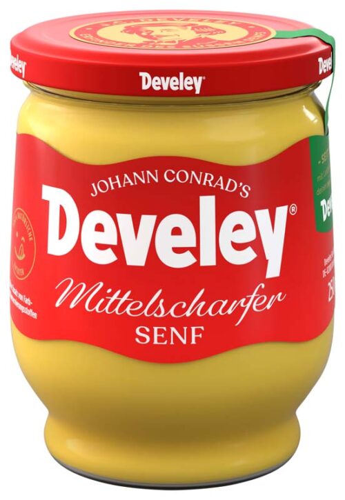 Develey Mittelscharfer Senf Glas 250ml